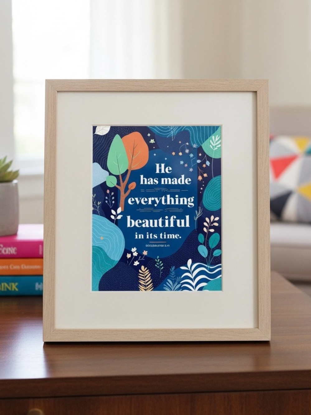 DDS Art Print, 8x10, Bible Verse, Paper Print, Unframed, Bold Series
